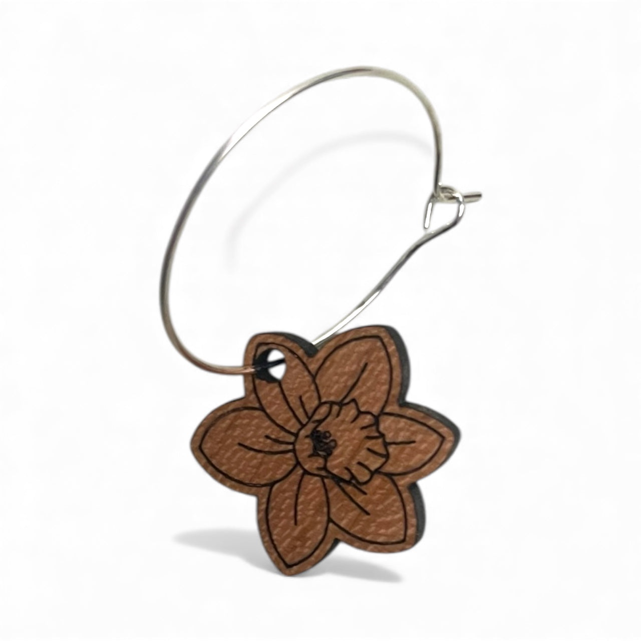 Flower Wine Charms Set of 4