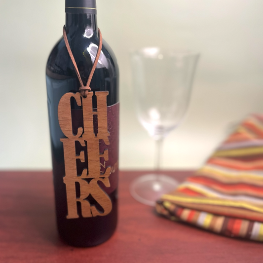 Cheers Wine Tag