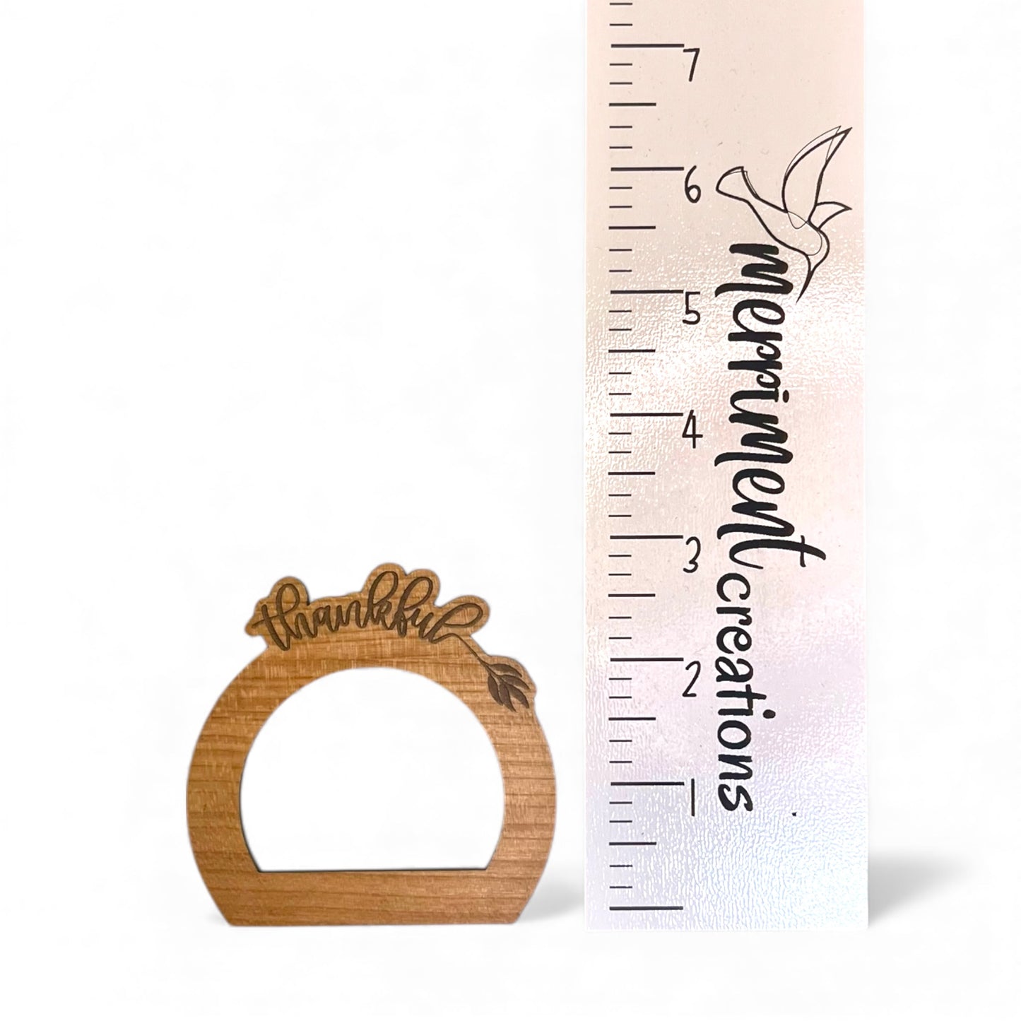Thankful-Grateful-Blessed Napkin Rings