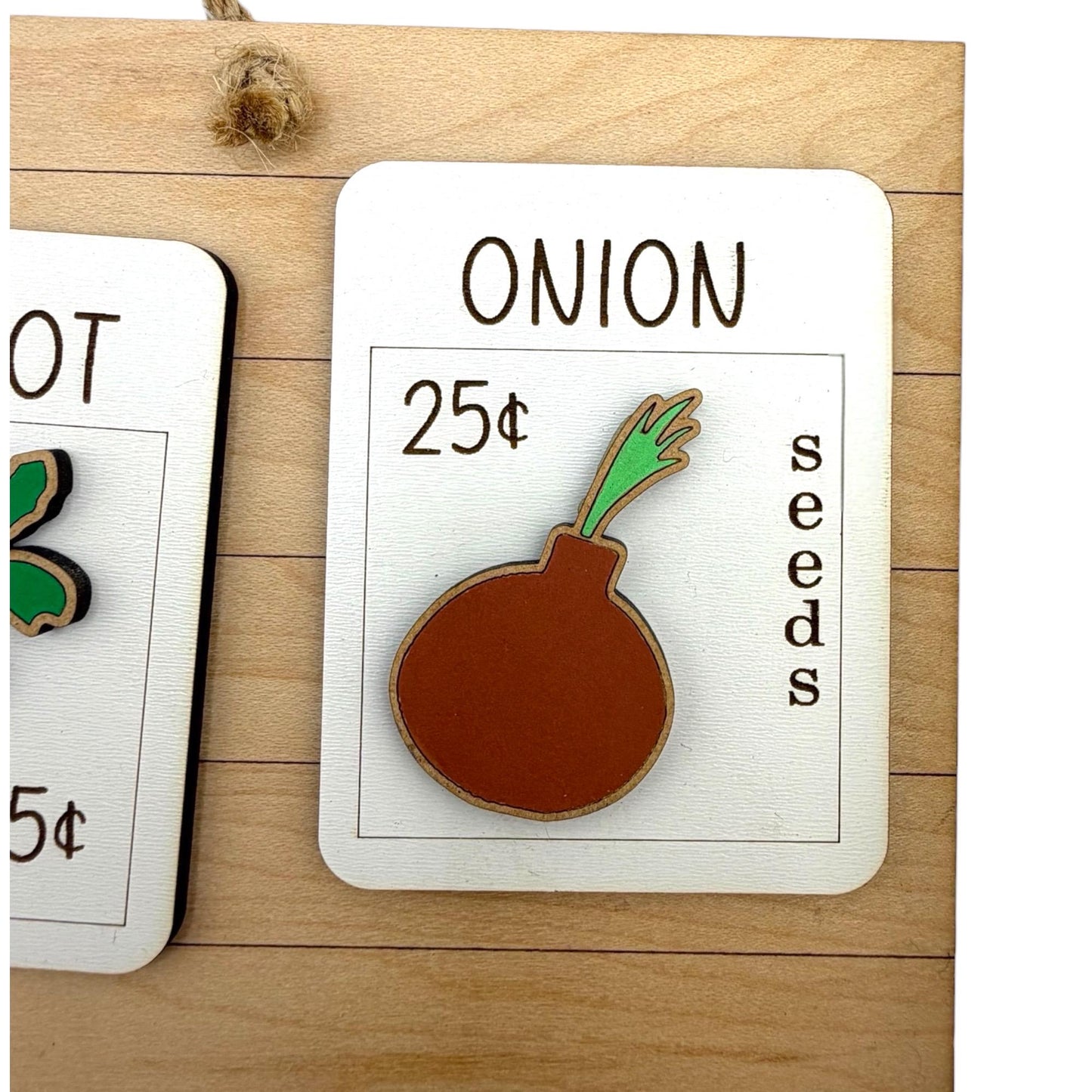 Garden Seed Packet Wall Hanging