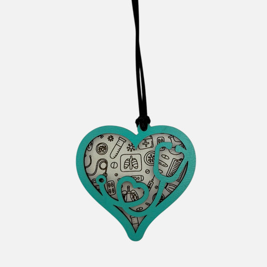 Nurse Appreciation Car Charm - Bag Tag - Custom Message Option