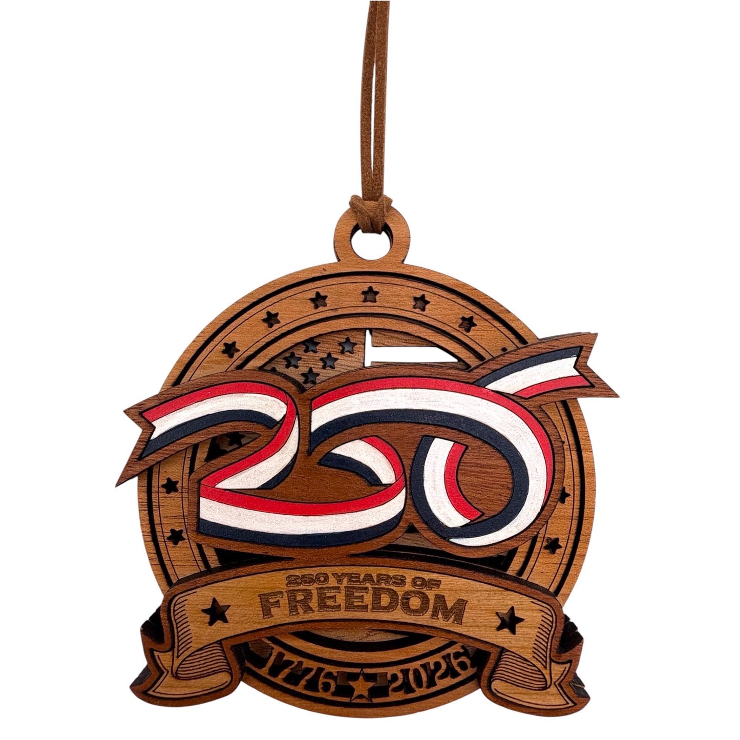 America 250 Years of Freedom Ornament