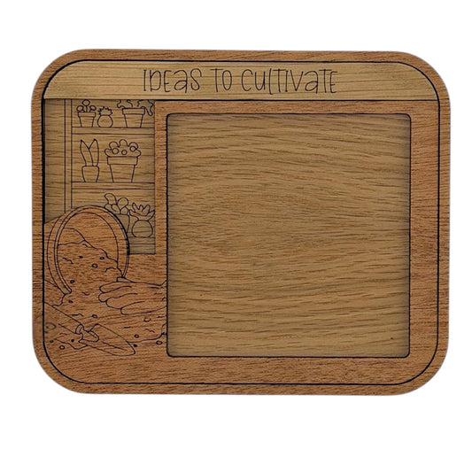 Gardening Themed Sticky Note Pad Holder