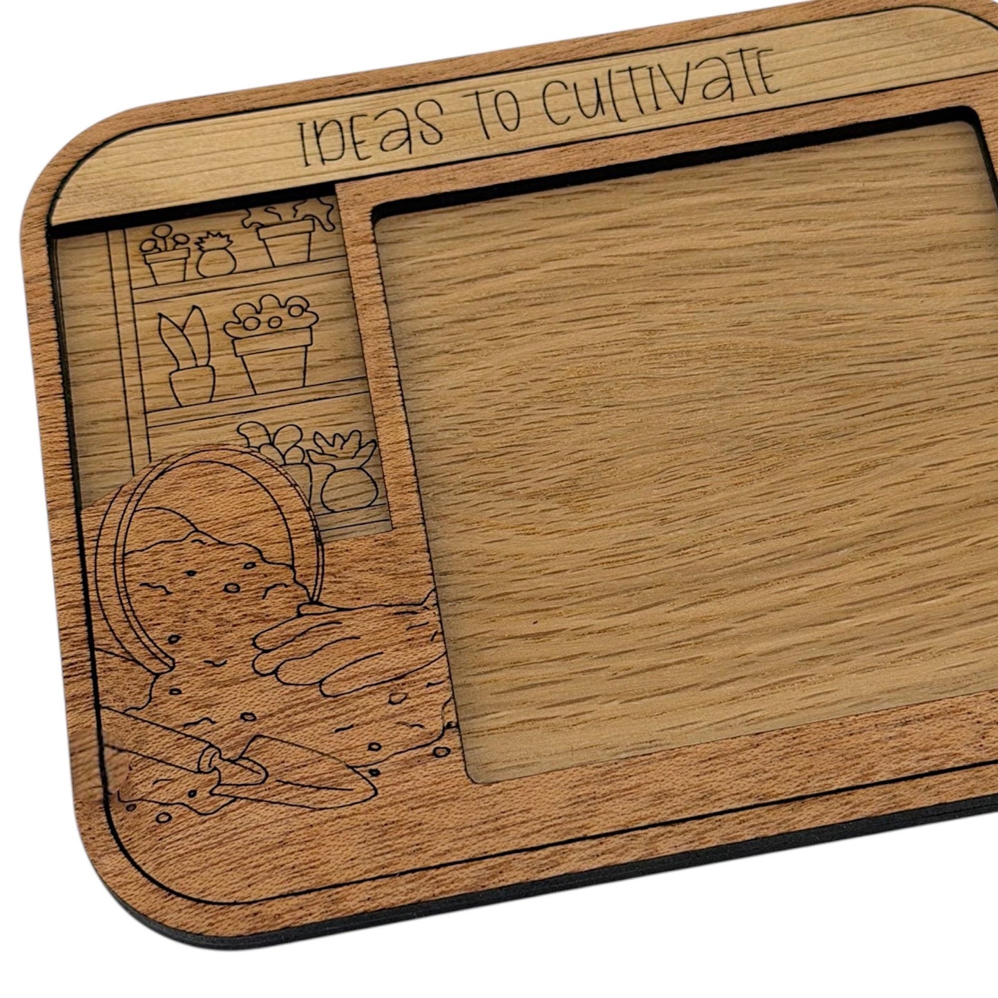 Gardening Themed Sticky Note Pad Holder