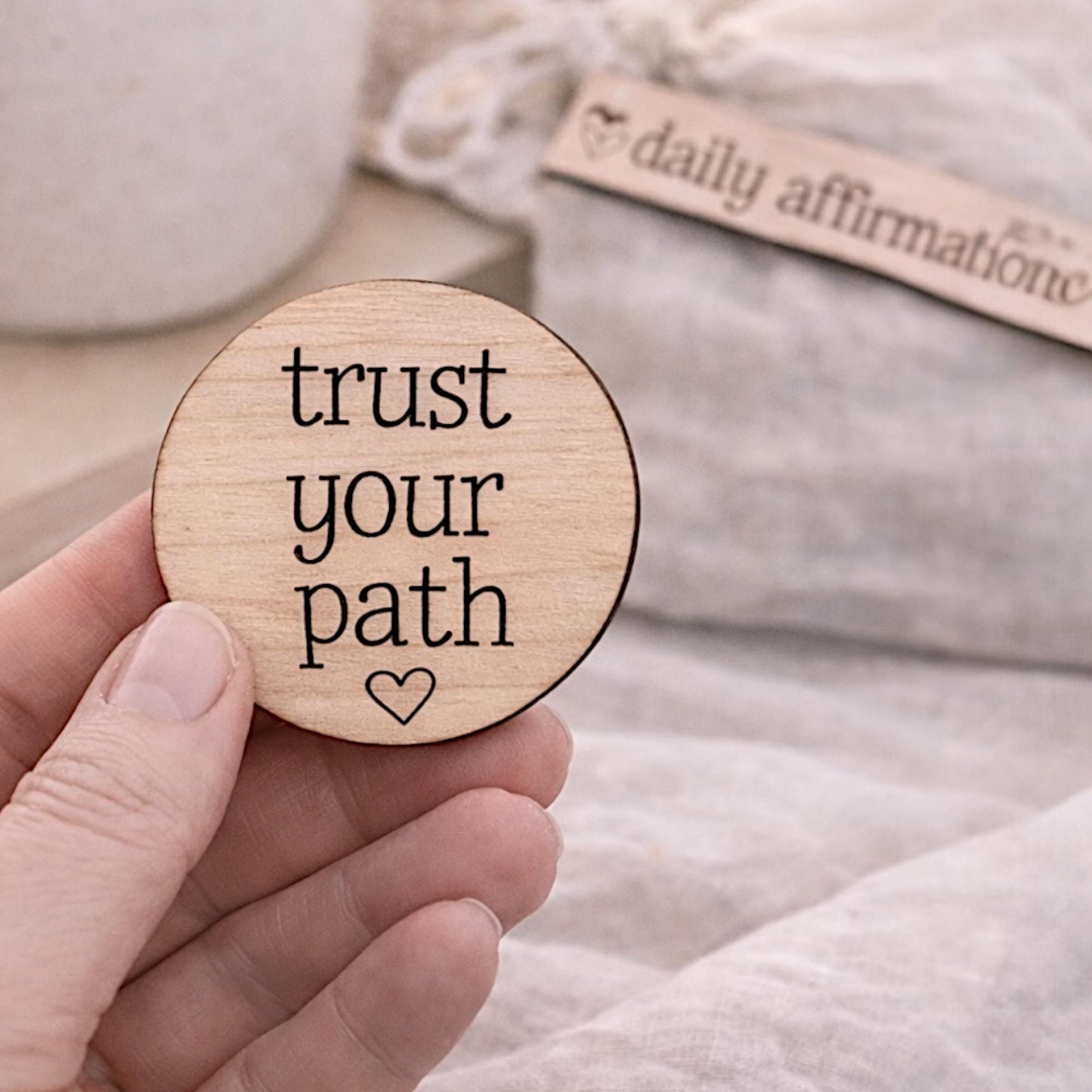 Daily Affirmation Tokens | Motivational Gift