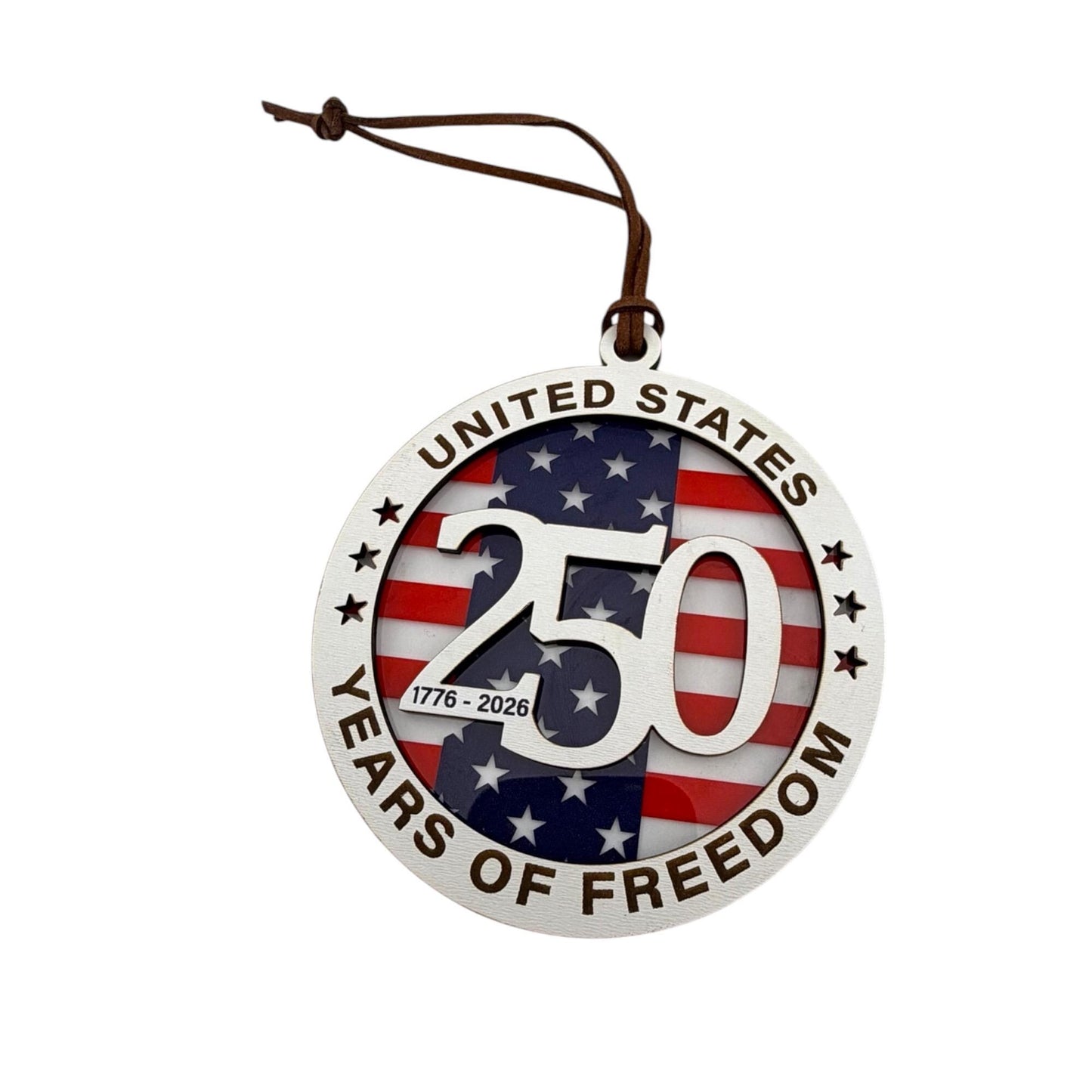 America 250 Stars and Stripes Ornament