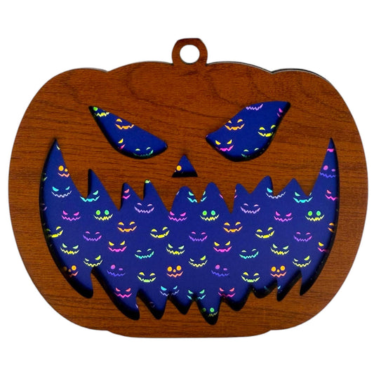 Spooky Jack O Lantern Sun Catcher |  Halloween Window Hanging