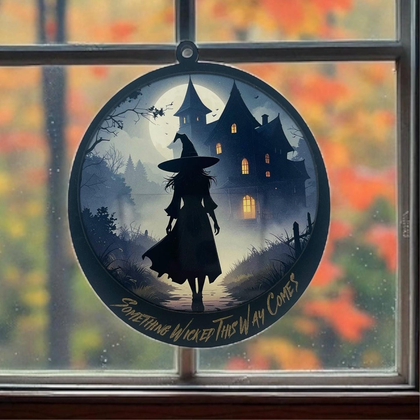Witch’s Walk Suncatcher | Witchy Decor