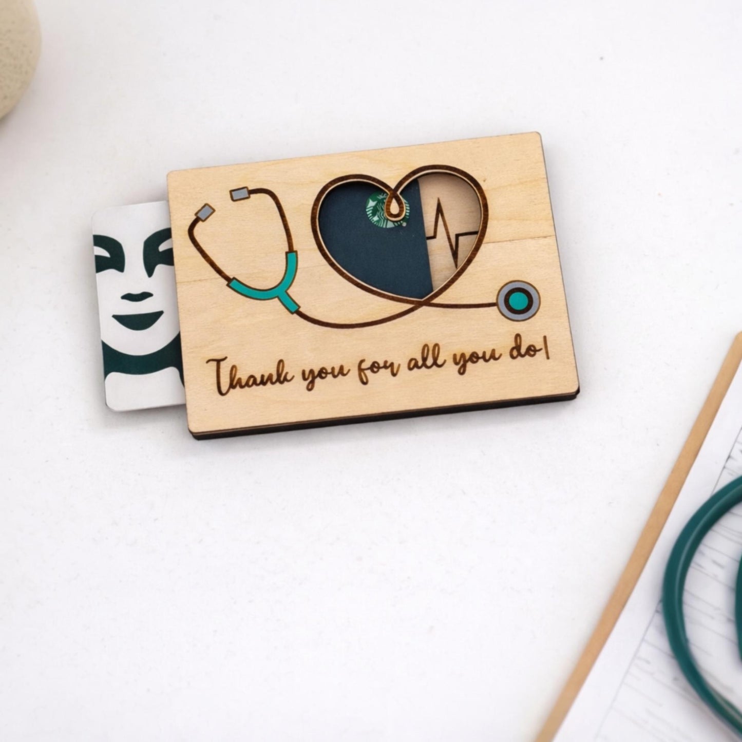 Nurse Medical Professional Thank You Gift Card Holder