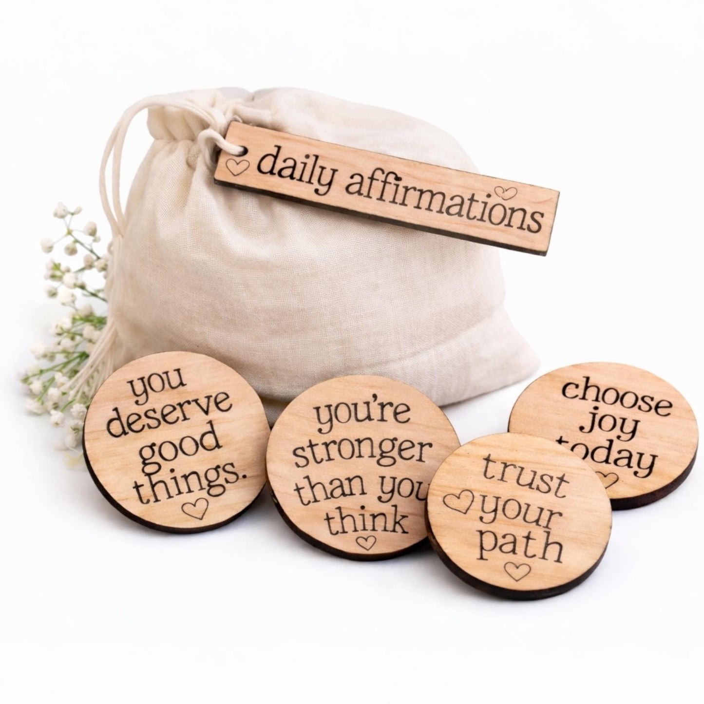 Daily Affirmation Tokens | Motivational Gift
