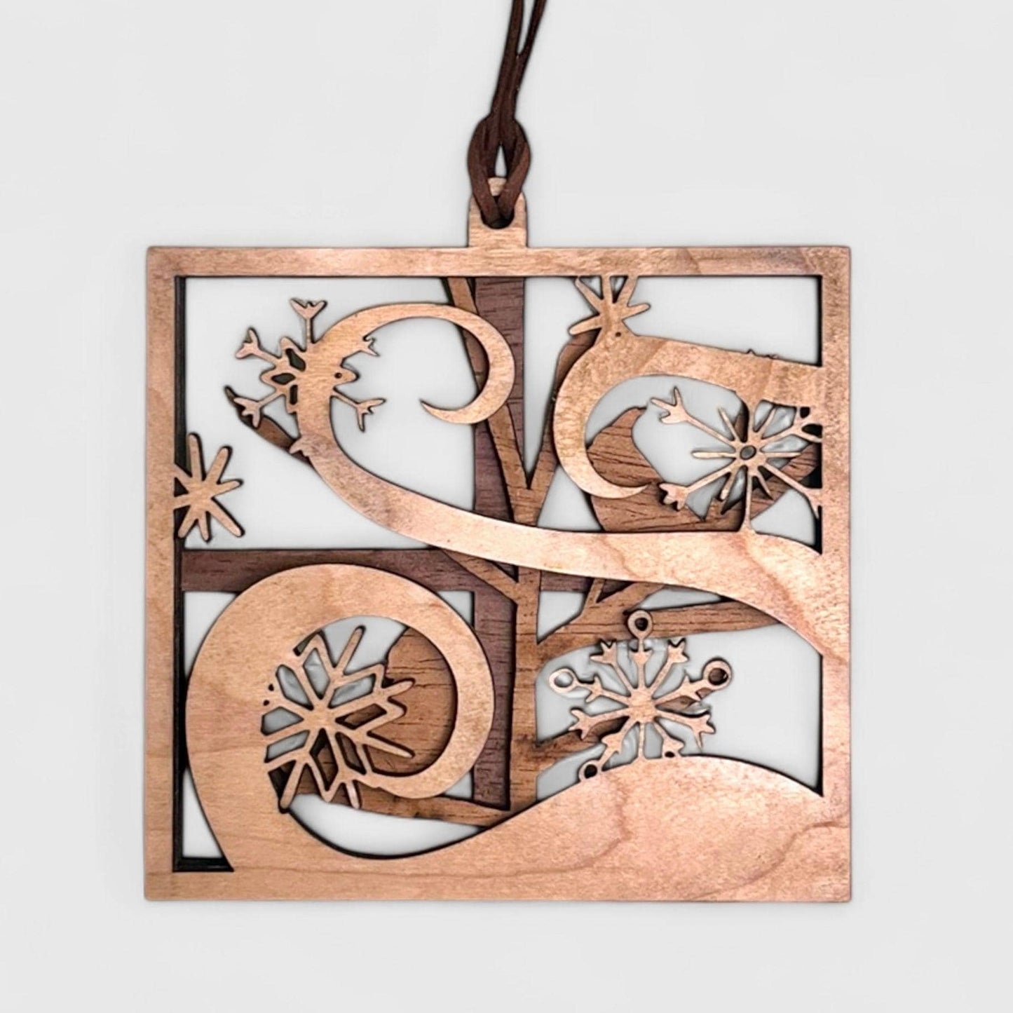 Cardinal Memorial Ornament – Wooden Red Bird Sympathy Gift