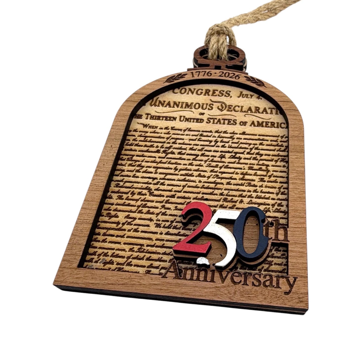 America 250 Declaration of Independence Ornament