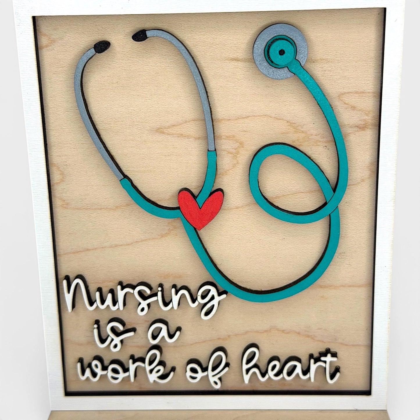 Handmade Nurse Appreciation Desk Sign