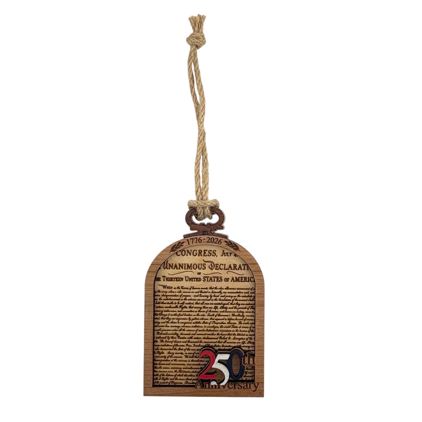 America 250 Declaration of Independence Ornament