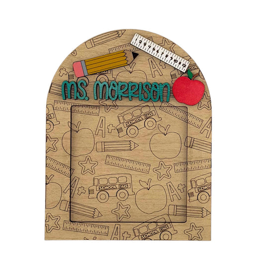 Personalized Teacher Sticky Notepad Holder